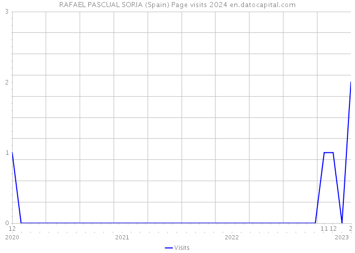 RAFAEL PASCUAL SORIA (Spain) Page visits 2024 