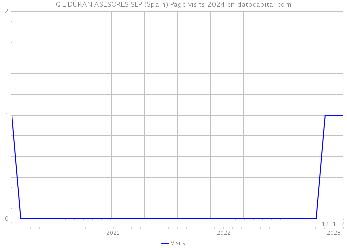 GIL DURAN ASESORES SLP (Spain) Page visits 2024 