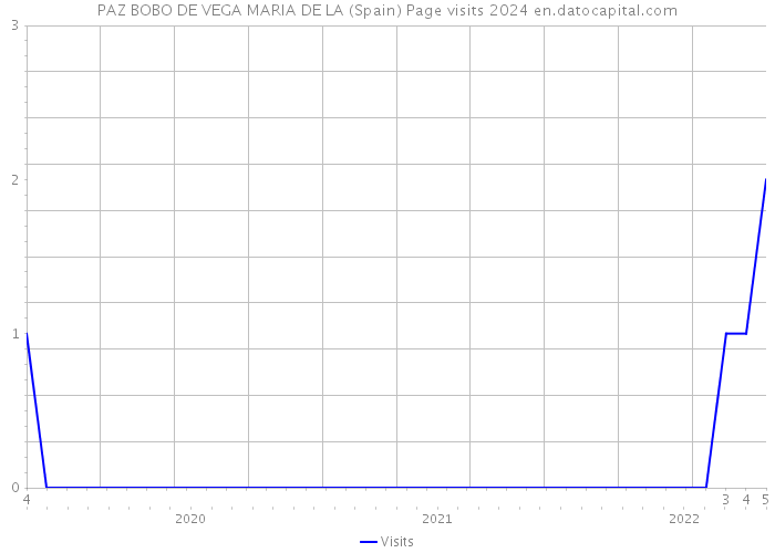 PAZ BOBO DE VEGA MARIA DE LA (Spain) Page visits 2024 