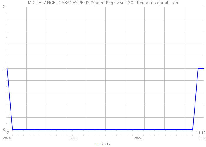 MIGUEL ANGEL CABANES PERIS (Spain) Page visits 2024 