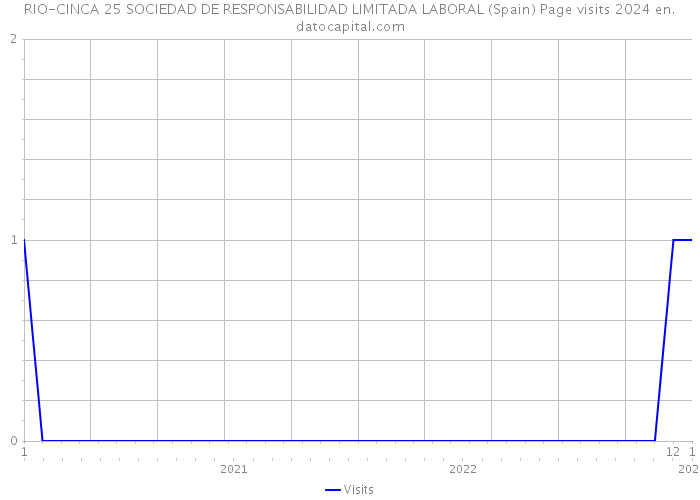 RIO-CINCA 25 SOCIEDAD DE RESPONSABILIDAD LIMITADA LABORAL (Spain) Page visits 2024 