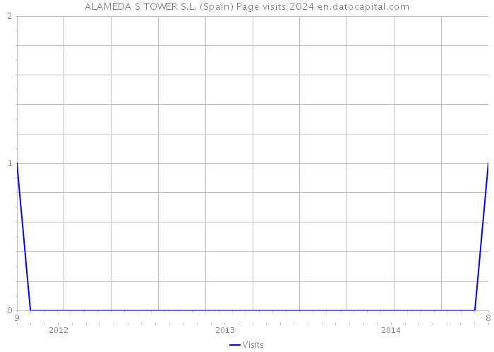 ALAMEDA S TOWER S.L. (Spain) Page visits 2024 