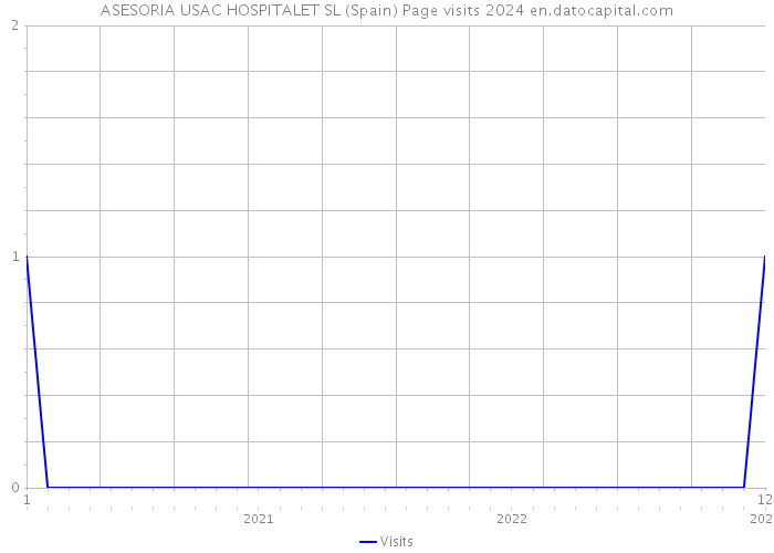 ASESORIA USAC HOSPITALET SL (Spain) Page visits 2024 