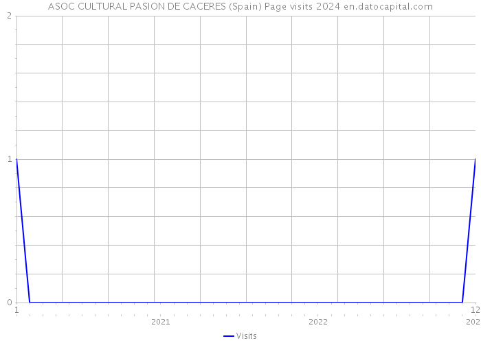 ASOC CULTURAL PASION DE CACERES (Spain) Page visits 2024 