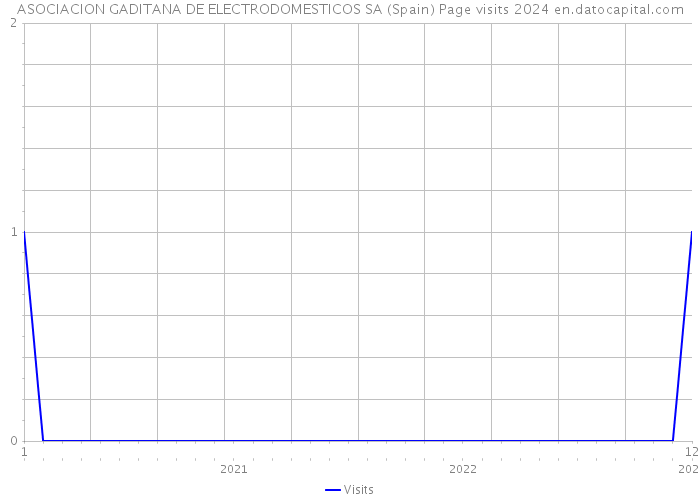 ASOCIACION GADITANA DE ELECTRODOMESTICOS SA (Spain) Page visits 2024 