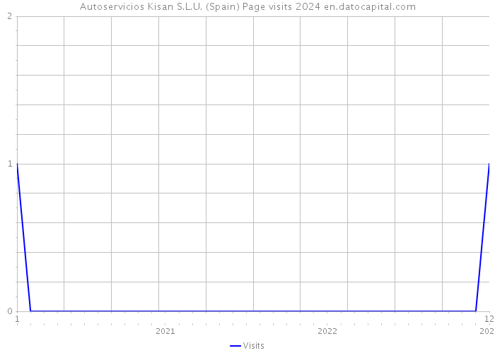 Autoservicios Kisan S.L.U. (Spain) Page visits 2024 