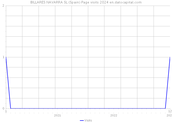 BILLARES NAVARRA SL (Spain) Page visits 2024 