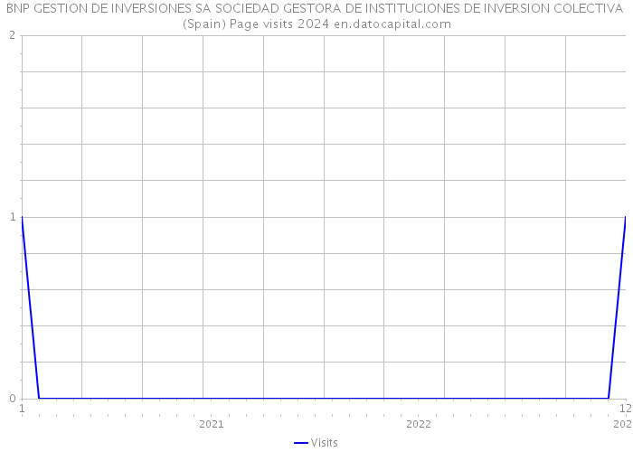 BNP GESTION DE INVERSIONES SA SOCIEDAD GESTORA DE INSTITUCIONES DE INVERSION COLECTIVA (Spain) Page visits 2024 