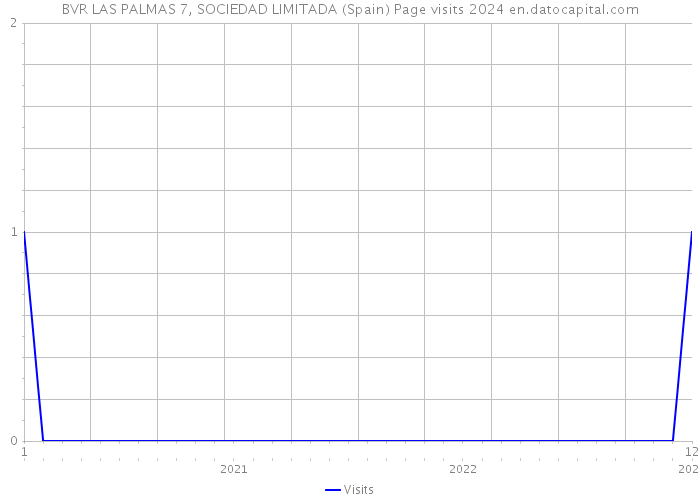 BVR LAS PALMAS 7, SOCIEDAD LIMITADA (Spain) Page visits 2024 