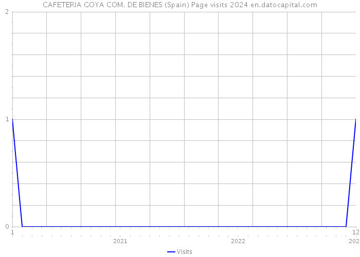 CAFETERIA GOYA COM. DE BIENES (Spain) Page visits 2024 