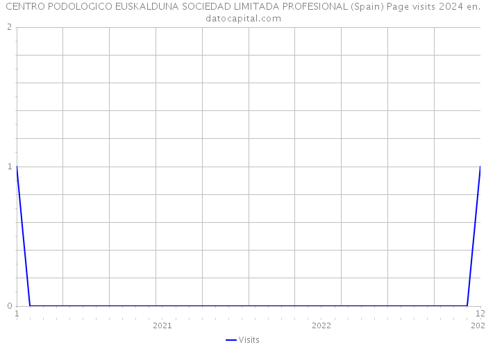 CENTRO PODOLOGICO EUSKALDUNA SOCIEDAD LIMITADA PROFESIONAL (Spain) Page visits 2024 