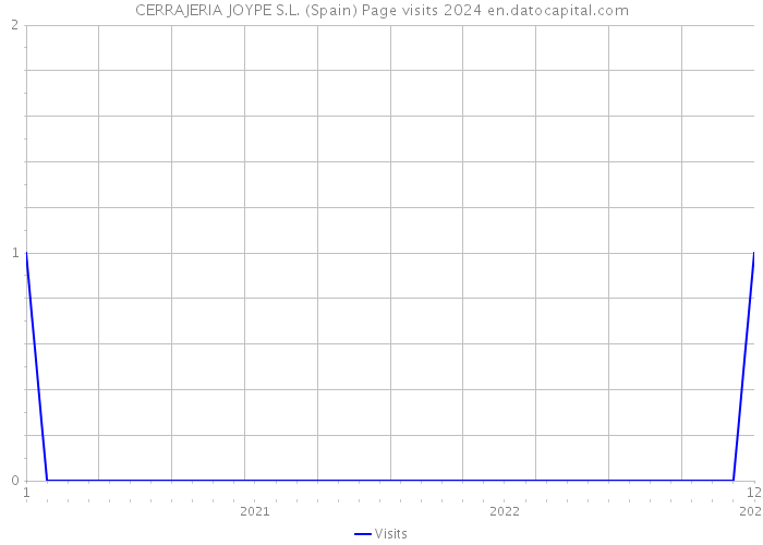CERRAJERIA JOYPE S.L. (Spain) Page visits 2024 