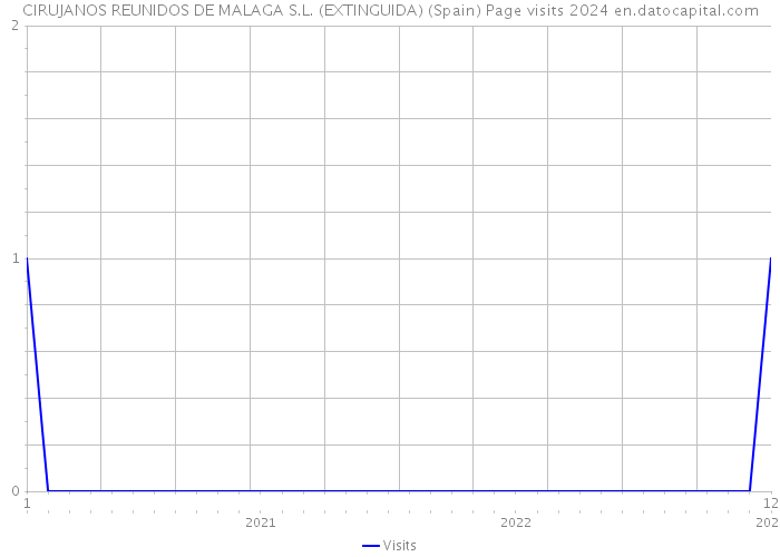 CIRUJANOS REUNIDOS DE MALAGA S.L. (EXTINGUIDA) (Spain) Page visits 2024 