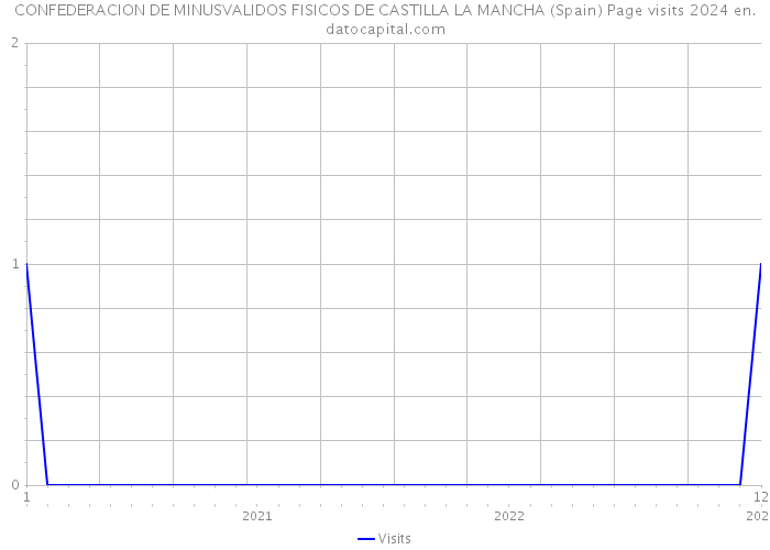CONFEDERACION DE MINUSVALIDOS FISICOS DE CASTILLA LA MANCHA (Spain) Page visits 2024 