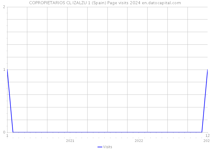 COPROPIETARIOS CL IZALZU 1 (Spain) Page visits 2024 