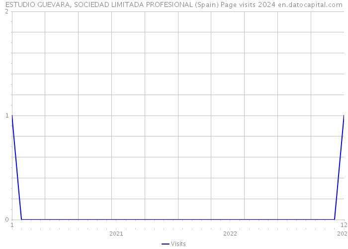 ESTUDIO GUEVARA, SOCIEDAD LIMITADA PROFESIONAL (Spain) Page visits 2024 