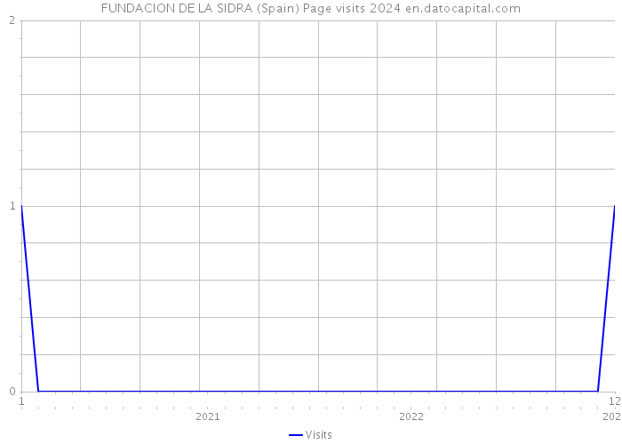 FUNDACION DE LA SIDRA (Spain) Page visits 2024 