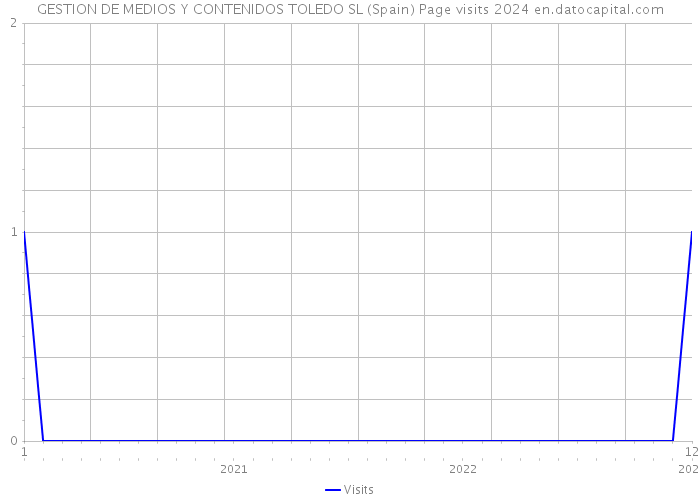 GESTION DE MEDIOS Y CONTENIDOS TOLEDO SL (Spain) Page visits 2024 