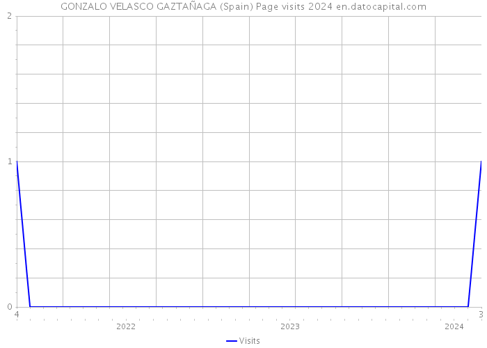 GONZALO VELASCO GAZTAÑAGA (Spain) Page visits 2024 