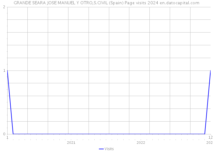 GRANDE SEARA JOSE MANUEL Y OTRO,S.CIVIL (Spain) Page visits 2024 