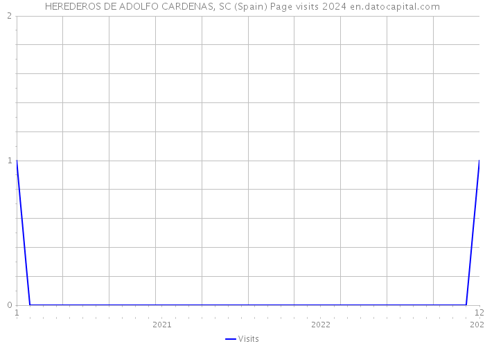 HEREDEROS DE ADOLFO CARDENAS, SC (Spain) Page visits 2024 