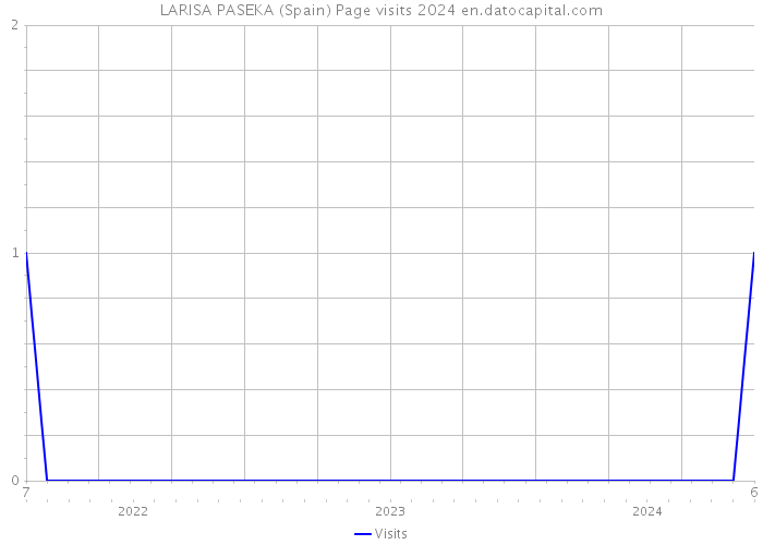 LARISA PASEKA (Spain) Page visits 2024 