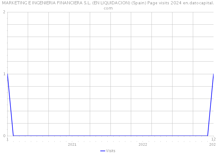 MARKETING E INGENIERIA FINANCIERA S.L. (EN LIQUIDACION) (Spain) Page visits 2024 
