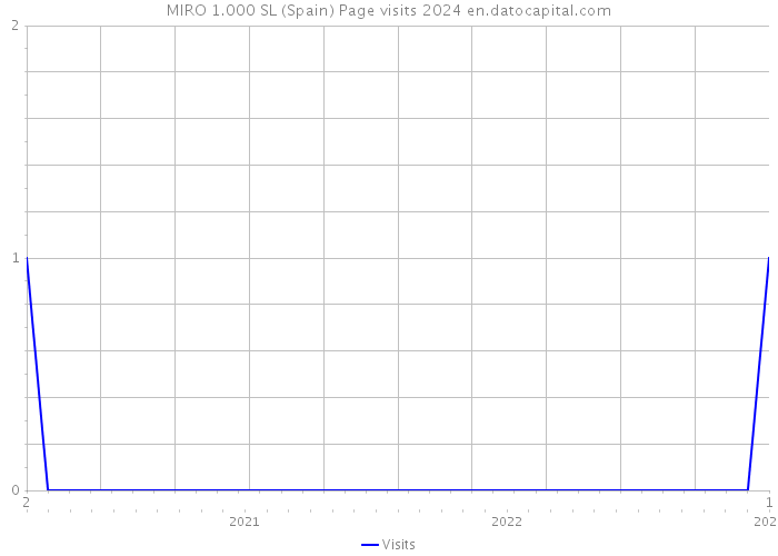 MIRO 1.000 SL (Spain) Page visits 2024 