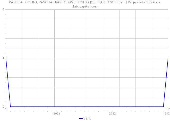 PASCUAL COLINA PASCUAL BARTOLOME BENITO JOSE PABLO SC (Spain) Page visits 2024 