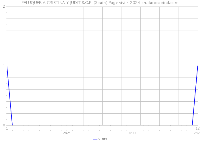 PELUQUERIA CRISTINA Y JUDIT S.C.P. (Spain) Page visits 2024 