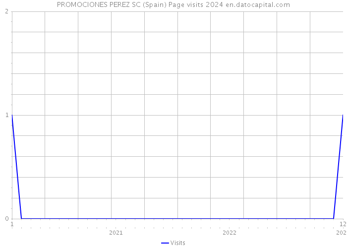 PROMOCIONES PEREZ SC (Spain) Page visits 2024 