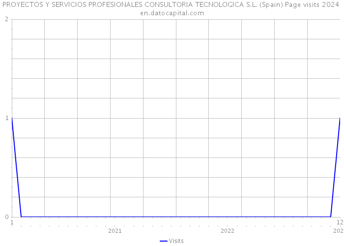 PROYECTOS Y SERVICIOS PROFESIONALES CONSULTORIA TECNOLOGICA S.L. (Spain) Page visits 2024 
