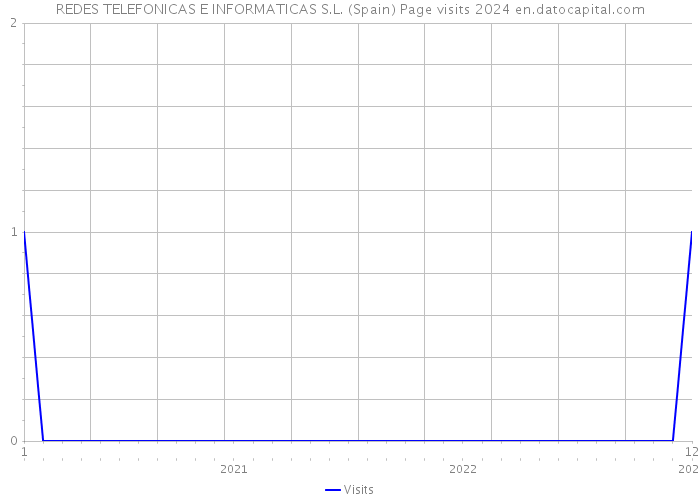 REDES TELEFONICAS E INFORMATICAS S.L. (Spain) Page visits 2024 