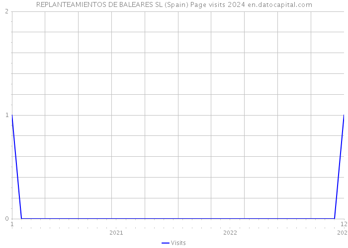 REPLANTEAMIENTOS DE BALEARES SL (Spain) Page visits 2024 