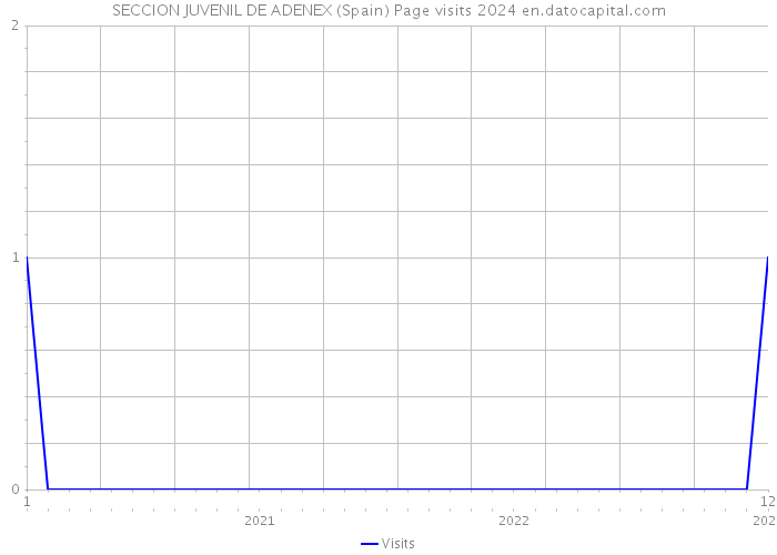 SECCION JUVENIL DE ADENEX (Spain) Page visits 2024 