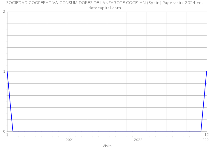 SOCIEDAD COOPERATIVA CONSUMIDORES DE LANZAROTE COCELAN (Spain) Page visits 2024 