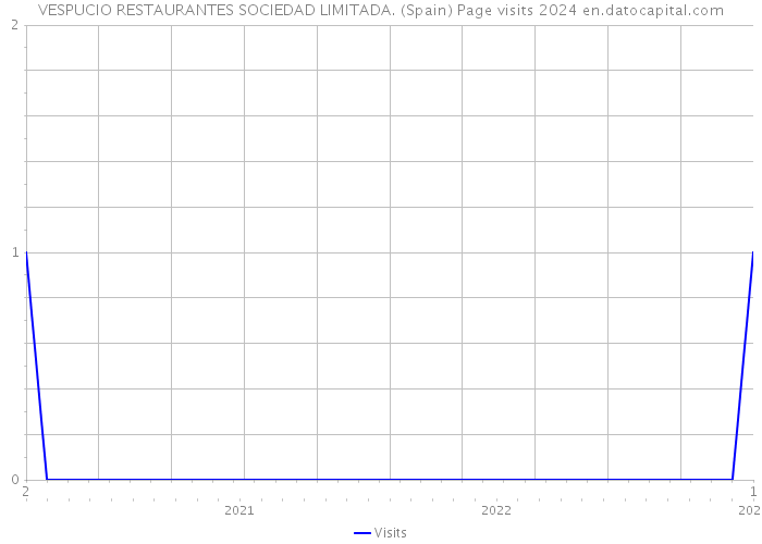 VESPUCIO RESTAURANTES SOCIEDAD LIMITADA. (Spain) Page visits 2024 