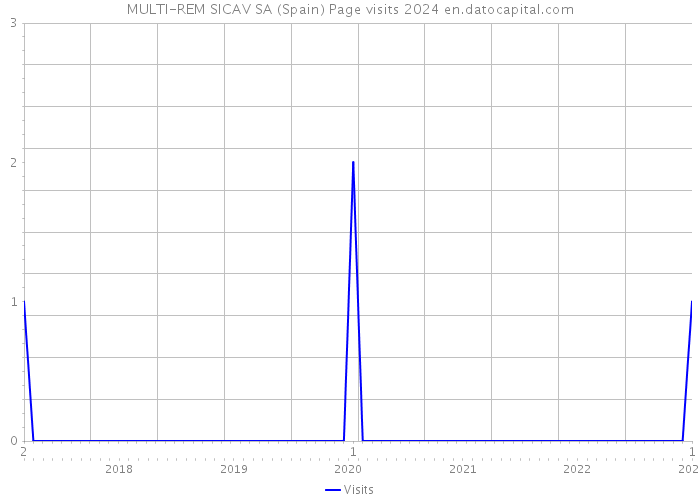 MULTI-REM SICAV SA (Spain) Page visits 2024 