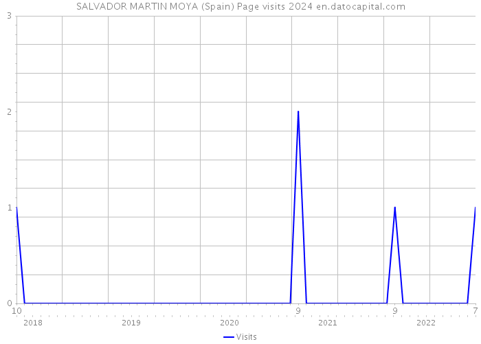 SALVADOR MARTIN MOYA (Spain) Page visits 2024 
