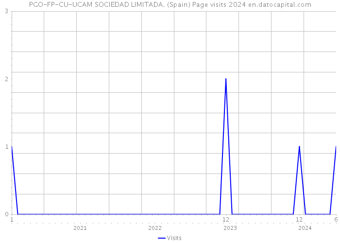 PGO-FP-CU-UCAM SOCIEDAD LIMITADA. (Spain) Page visits 2024 