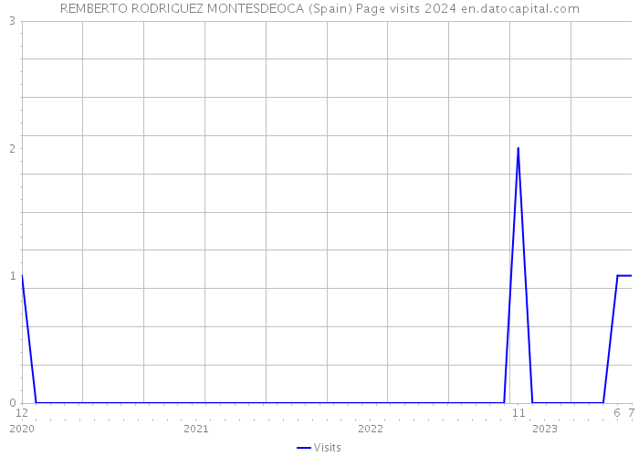 REMBERTO RODRIGUEZ MONTESDEOCA (Spain) Page visits 2024 