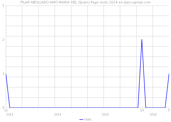 PILAR ABOLLADO AMO MARIA DEL (Spain) Page visits 2024 