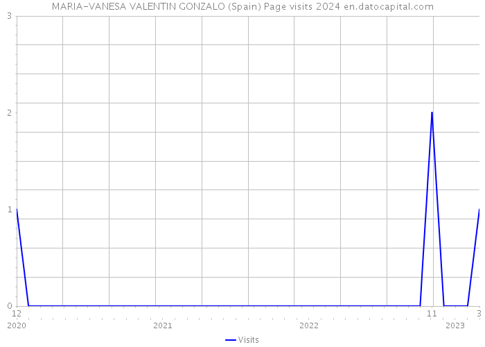MARIA-VANESA VALENTIN GONZALO (Spain) Page visits 2024 