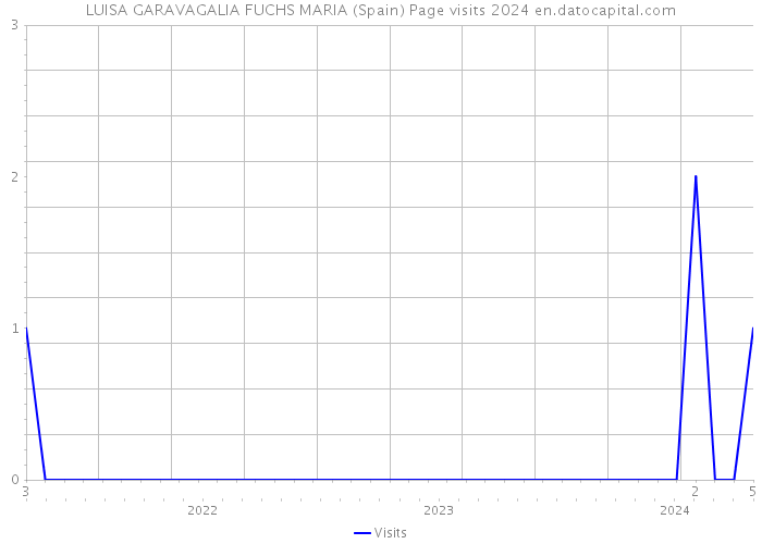 LUISA GARAVAGALIA FUCHS MARIA (Spain) Page visits 2024 