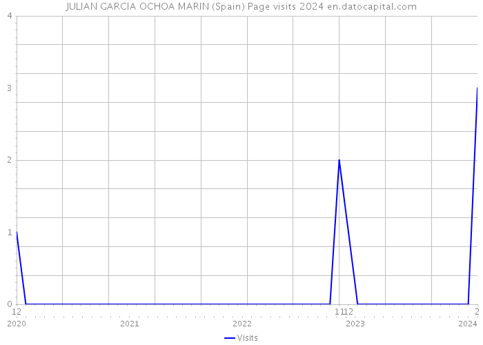 JULIAN GARCIA OCHOA MARIN (Spain) Page visits 2024 