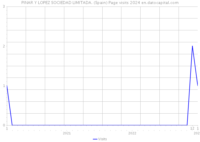 PINAR Y LOPEZ SOCIEDAD LIMITADA. (Spain) Page visits 2024 