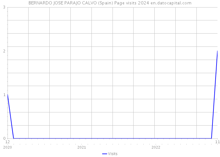 BERNARDO JOSE PARAJO CALVO (Spain) Page visits 2024 