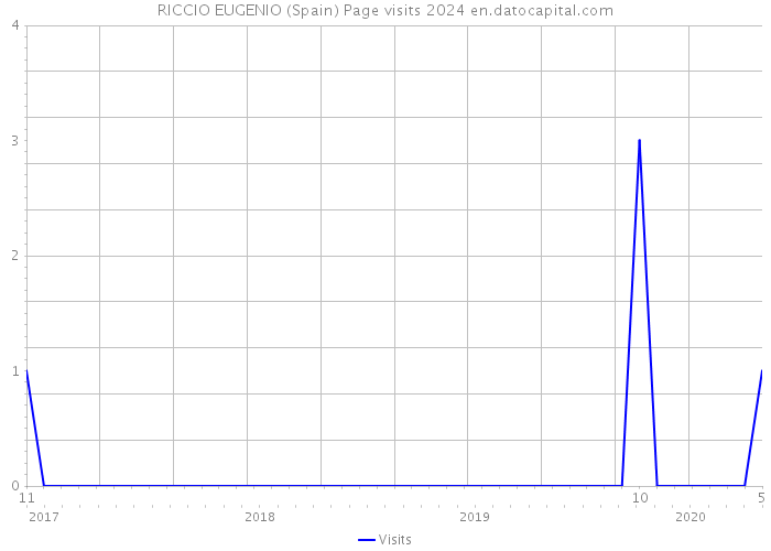 RICCIO EUGENIO (Spain) Page visits 2024 