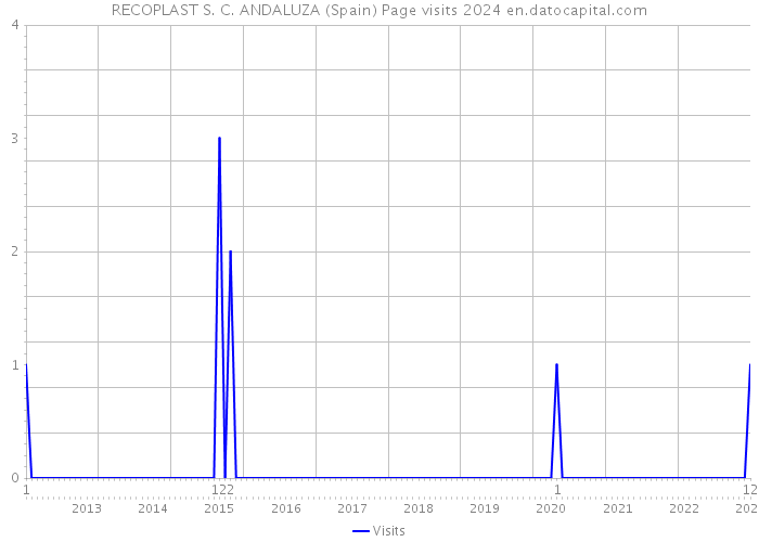RECOPLAST S. C. ANDALUZA (Spain) Page visits 2024 
