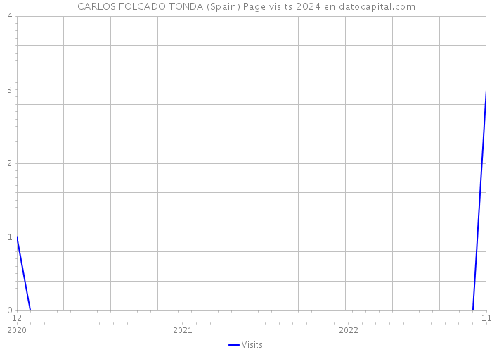 CARLOS FOLGADO TONDA (Spain) Page visits 2024 